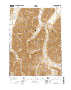 USGS Topographic Map – Survey Pass D-3 SE