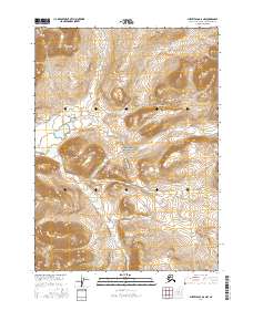 2016 Map of Survey Pass D-6 NW, 2016 Print