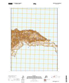 2019 Map of Sutwik Island C-4 SE, 2019 Print
