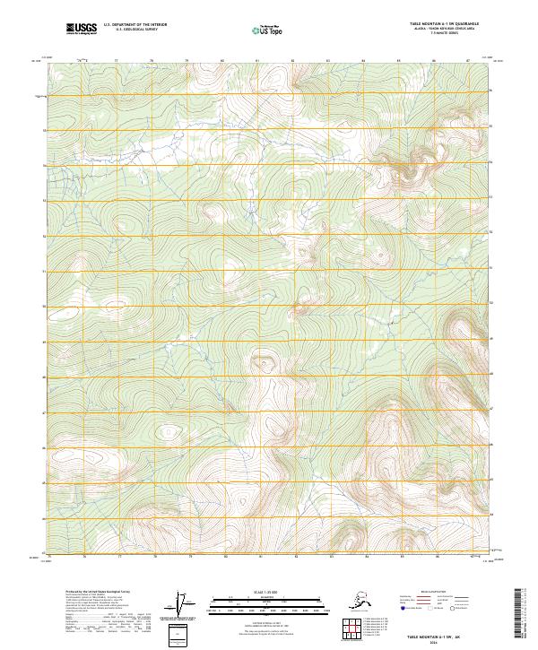 2024 Map of Table Mountain A-1 SW, 2024 Print