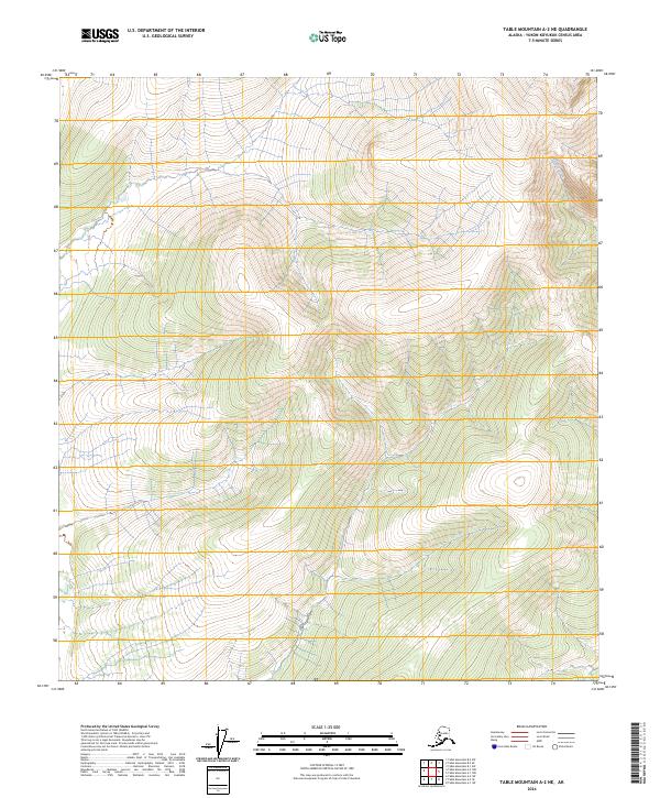 2024 Map of Table Mountain A-2 NE, 2024 Print