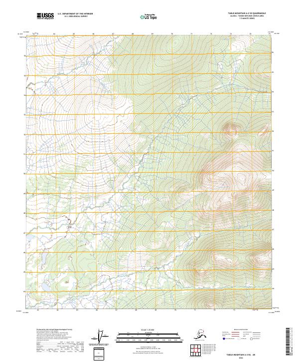 2024 Map of Table Mountain A-2 SE, 2024 Print