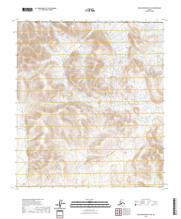 2024 Map of Table Mountain B-2 NE, 2024 Print
