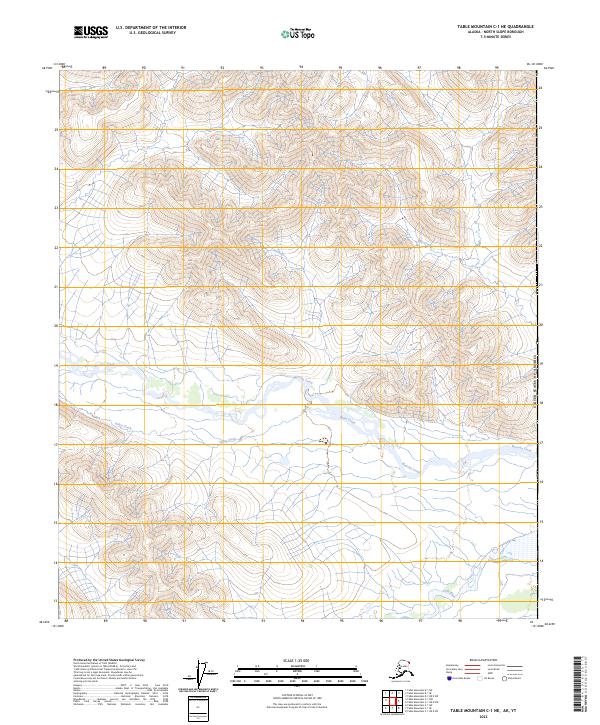 USGS Topographic Map – Table Mountain C-1 NE