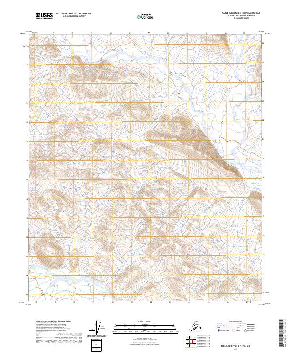 USGS Topographic Map – Table Mountain C-1 NW