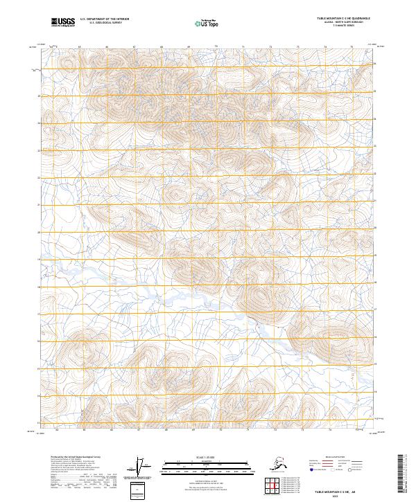 2023 Map of Table Mountain C-2 NE, 2023 Print