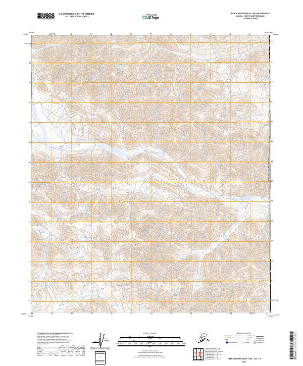 2023 Map of Table Mountain D-1 NE, 2023 Print