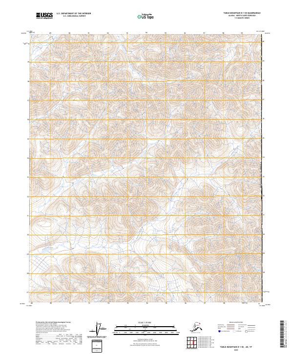 2023 Map of Table Mountain D-1 SE, 2023 Print