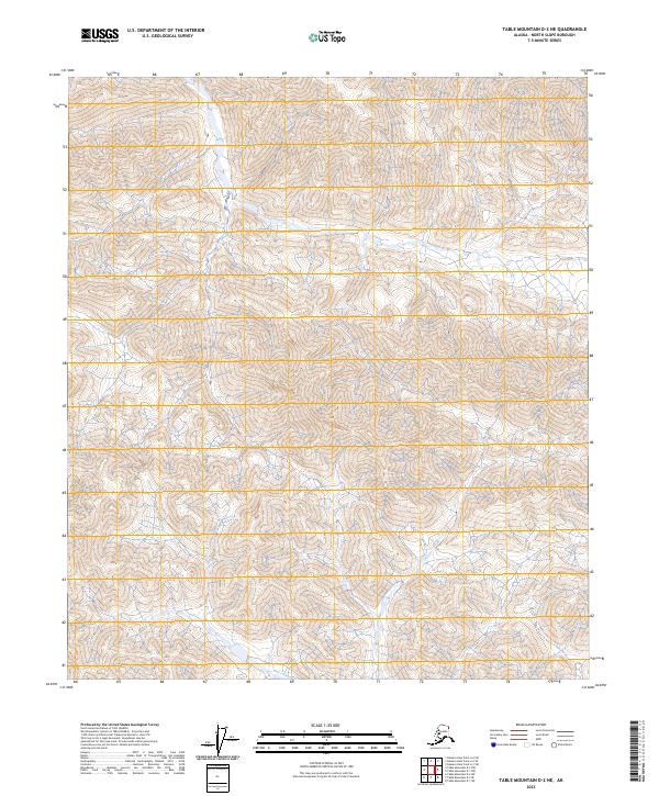 2023 Map of Table Mountain D-2 NE, 2023 Print