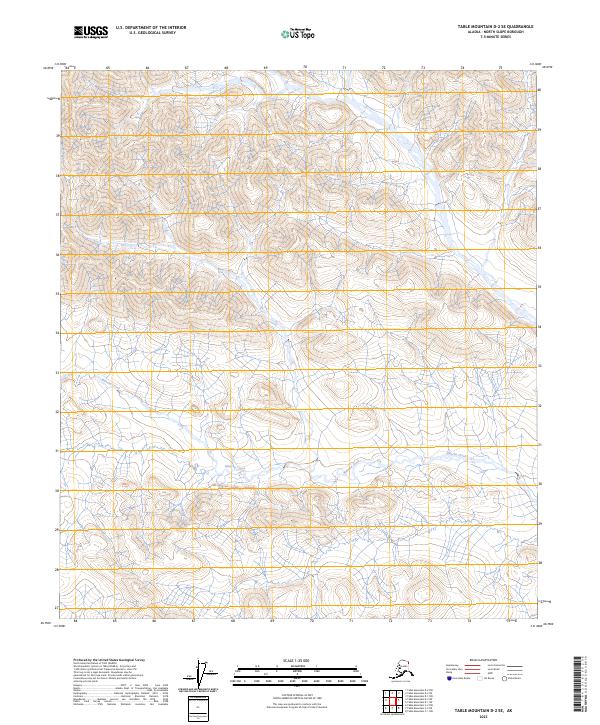 2023 Map of Table Mountain D-2 SE, 2023 Print