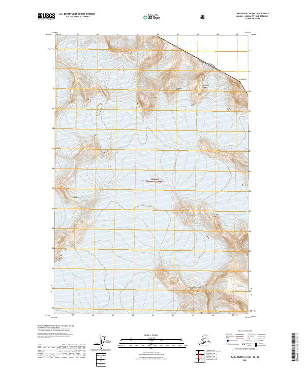 USGS Topographic Map – Taku River C-6 NW