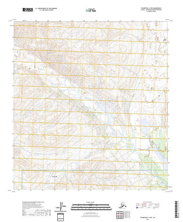 USGS Topographic Map – Talkeetna C-2 NW
