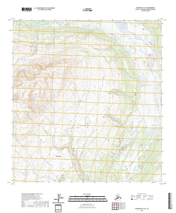 USGS Topographic Map – Talkeetna C-2 SE
