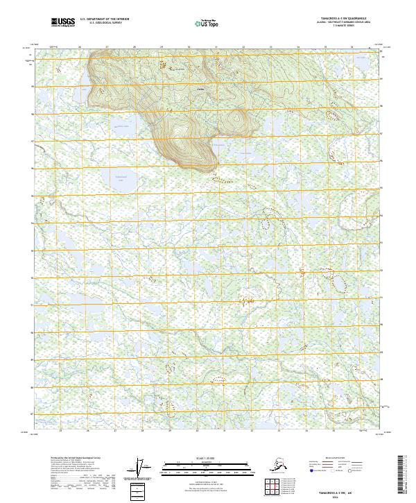 USGS Topographic Map – Tanacross A-3 SW