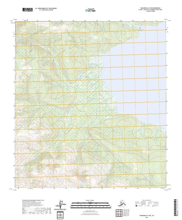 USGS Topographic Map – Tanacross A-4 SW