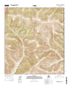 2015 Map of Tanacross B-1 NE, 2015 Print