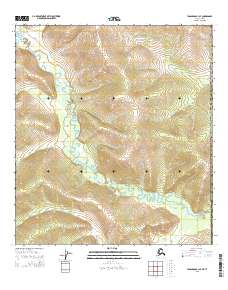 USGS Topographic Map – Tanacross B-1 SE