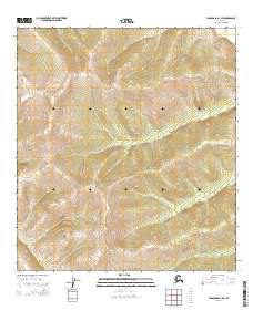 USGS Topographic Map – Tanacross B-1 SW