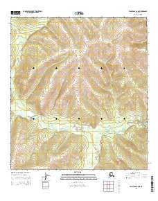 USGS Topographic Map – Tanacross B-2 NE