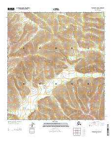 2013 Map of Tanacross B-2 NW, 2013 Print
