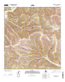 2013 Map of Tanacross B-2 SW, 2013 Print