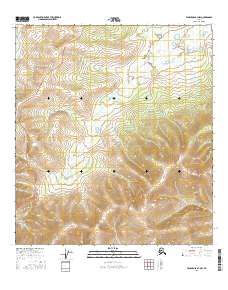 2016 Map of Tanacross B-3 NW, 2016 Print