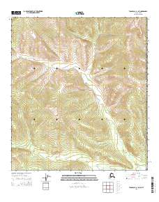 2015 Map of Tanacross C-1 NE, 2015 Print