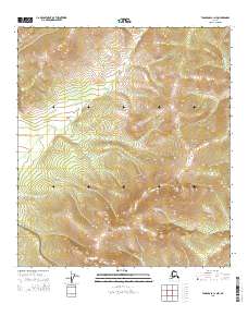 2015 Map of Tanacross C-1 NW, 2015 Print