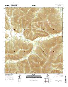 USGS Topographic Map – Tanacross C-1 SE