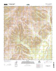 USGS Topographic Map – Tanacross C-2 NE