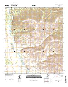 USGS Topographic Map – Tanacross C-2 NW