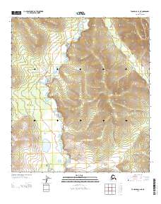 2013 Map of Tanacross C-4 NE, 2013 Print