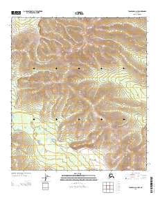 2013 Map of Tanacross C-4 NW, 2013 Print