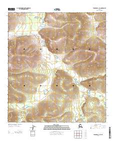 2013 Map of Tanacross C-4 SE, 2013 Print