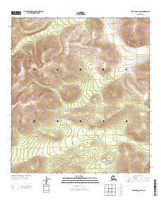 2013 Map of Tanacross C-4 SW, 2013 Print