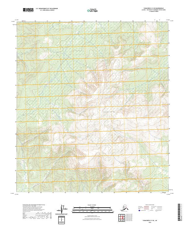 USGS Topographic Map – Tanacross C-5 SE