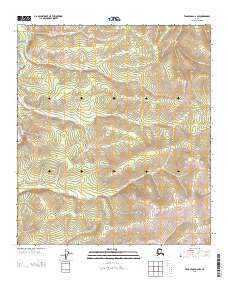 2013 Map of Tanacross D-2 NW, 2013 Print