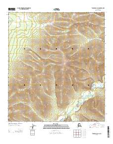 2013 Map of Tanacross D-4 SE, 2013 Print