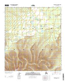 2013 Map of Tanacross D-5 SE, 2013 Print