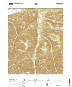 USGS Topographic Map – Tanana B-1 NE