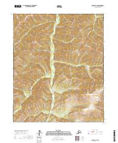 USGS Topographic Map – Tanana B-1 SE