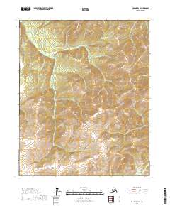 USGS Topographic Map – Tanana B-1 SW
