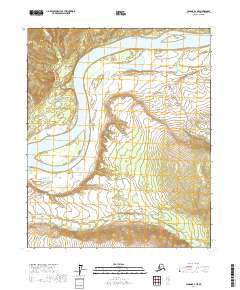 USGS Topographic Map – Tanana B-2 NE