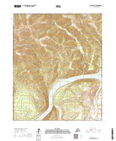USGS Topographic Map – Tanana B-2 NW