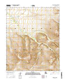 2016 Map of Tanana B-4 NW, 2016 Print