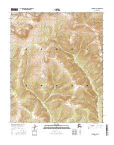 2016 Map of Tanana B-4 SE, 2016 Print