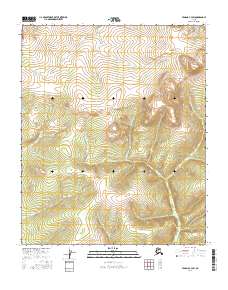 2016 Map of Tanana B-4 SW, 2016 Print
