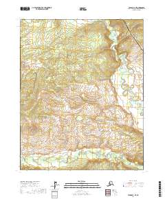 2017 Map of Tanana D-1 NE, 2017 Print