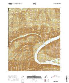 USGS Topographic Map – Tanana D-1 SE