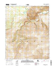 2016 Map of Tanana D-4 NW, 2016 Print